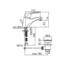 Miscelatore lavabo serie nettuno due paffoni Paffoni 274-N310