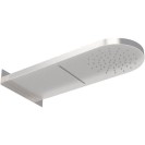 Soffione doccia a parete 50x20 in acciaio INOX spazzolato a 2 funzioni Remer SS350MMCAX Soffione doccia a parete 50x20 in acciaio INOX spazzolato a 2 funzioni Remer SS350MMCAX