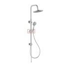 Scorrevole di ricambio colonna doccia Papete Acciaio spazzolato Idrobric ricSCACOL0171AC Scorrevole di ricambio colonna doccia Papete Acciaio spazzolato Idrobric ricSCACOL0171AC