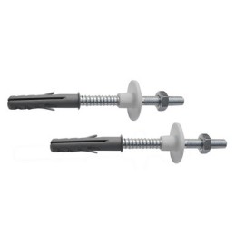 2 pz fissaggi per lavabo con dado in acciaio  214-F102-1012