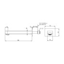 Bocca incasso serie qubika RR 91Q