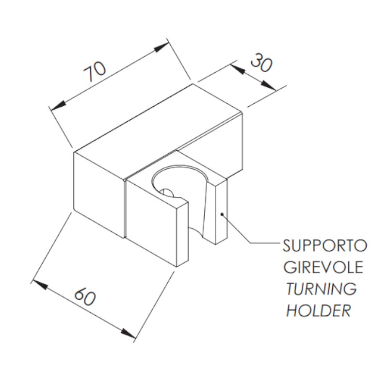 Supporto snodato a braccio serie sq Remer 339S Supporto snodato a braccio serie sq Remer 339S