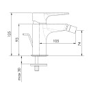 Rubinetto bidet - serie winner Remer W2X