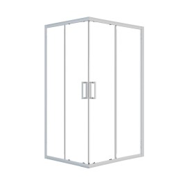 Box Doccia Rettangolare 68-80/88-100x185h 4mm Cromato - Volta Idrobric IC02.0989.01