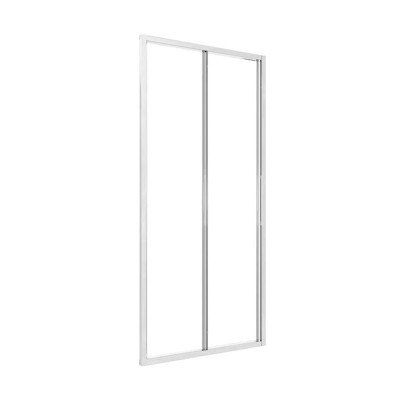 Porta Pieghevole 77-81x185h 4mm Cromato - Volta Idrobric IC02.0992.01
