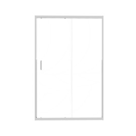 Porta Scorrevole 118-122x185h 4mm Cromato - Volta Idrobric IC02.0996.01