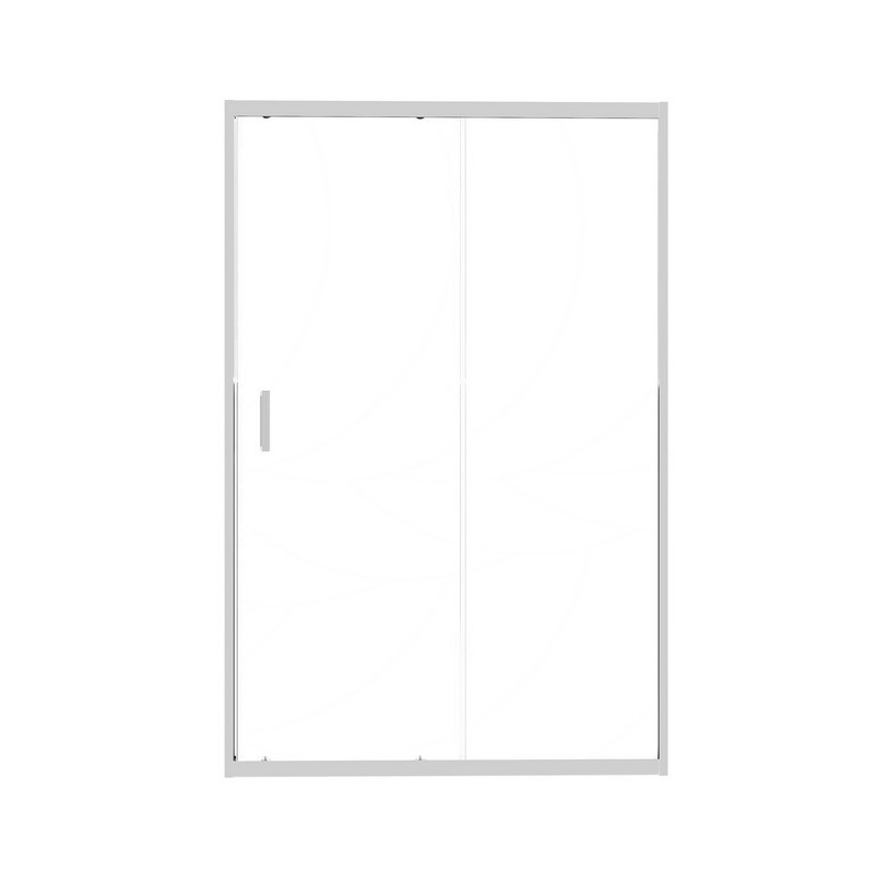 Porta Scorrevole 118-122x185h 4mm Cromato - Volta Idrobric IC02.0996.01