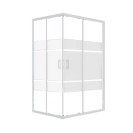Box Doccia Rettangolare Serigrafato 68-80/88-100x190h 6mm Cromato - Imperia Idrobric IC02.1003.02