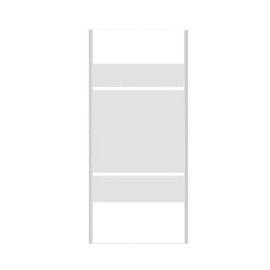 Lato Fisso Serigrafato 68-70x190h 6mm Cromato - Imperia Idrobric IC02.1014.02