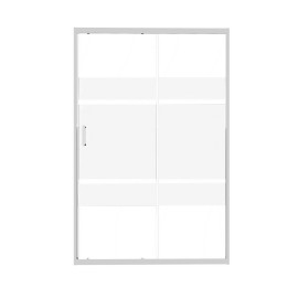 Porta Scorrevole Serigrafata 98-102x190h 6mm Cromato - Imperia Idrobric IC02.1008.02