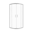 Box Doccia Semicircolare 88-90/88-90x190h 6mm Cromato - Imperia Idrobric IC02.1010.01