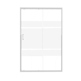 Porta Scorrevole Serigrafata 138-142x190h 6mm Cromato - Imperia Idrobric IC02.1019.02