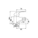 Miscelatore Bidet Serie Beta Cromato Idrobric IC04.0800.01