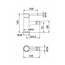 Miscelatore Bidet Serie Cross Idrobric IC04.1276.01