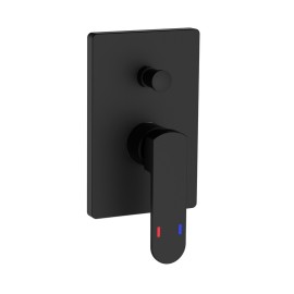 Miscelatore Incasso Doccia con Deviatore Serie Rover Nero Idrobric IC04.1211.02