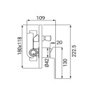 Miscelatore Incasso Doccia con Deviatore Serie Rover Nero Idrobric IC04.1211.02
