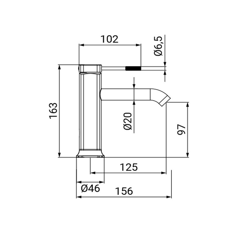 Miscelatore Lavabo Serie Nobel Nero con Piletta Click Clack Idrobric IC04.1194.02 Miscelatore Lavabo Serie Nobel Nero con Piletta Click Clack Idrobric IC04.1194.02