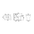 Bidet Serie Oren Bianco Idrobric IC01.0971.08 Bidet Serie Oren Bianco Idrobric IC01.0971.08