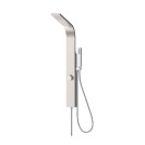Pannello Doccia Ellen in Acciaio con Spazio Deviatore e Doccetta 1 Getto Idrobric IC03.0345.04