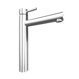 Miscelatore lavabo alto in acciaio spazzolato - Serie Antea Idrobric SCARUB1141AC