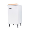 Lavatoio 45x50 bianco maniglia sinistra Negrari 3006DSX