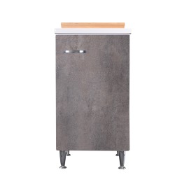 Lavatoio 45x50 corten grigio maniglia sinistra Negrari 3006DCGSX