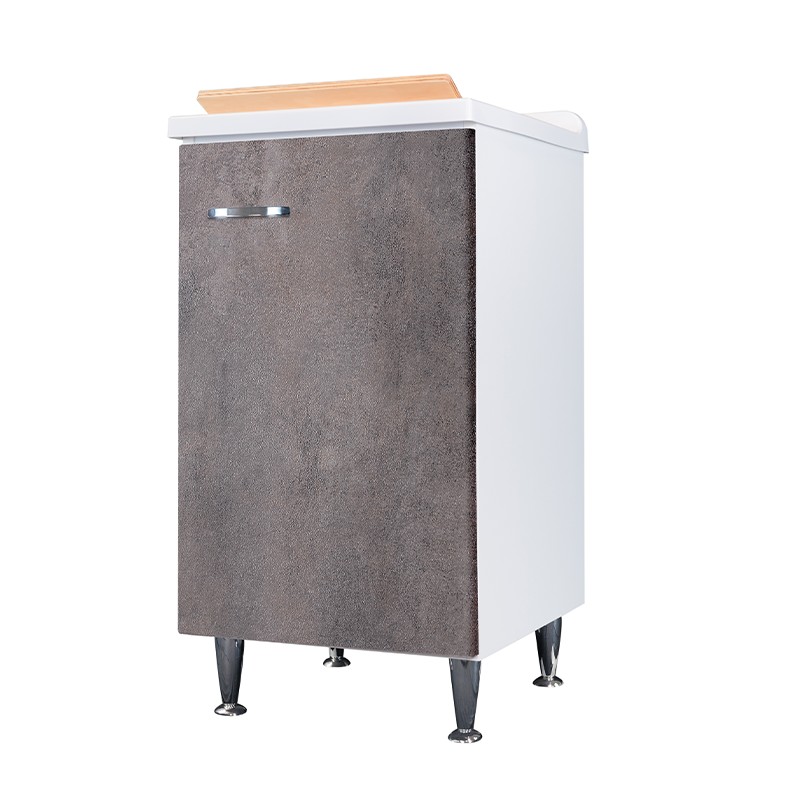 Lavatoio 45x50 corten grigio maniglia sinistra Negrari 3006DCGSX