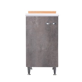 Lavatoio 45x50 corten grigio maniglia destra Negrari 3006DCGDX