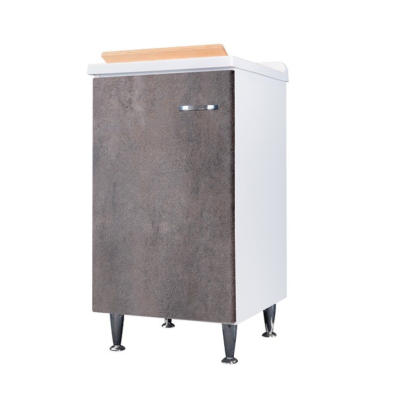 Lavatoio 45x50 corten grigio maniglia destra Negrari 3006DCGDX