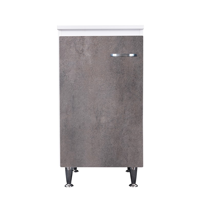 Base 45x50 anta corten grigio maniglia destra Negrari FB3006DCGDX