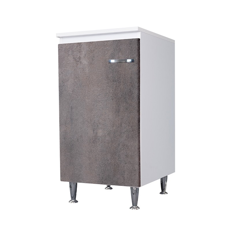 Base 45x50 anta corten grigio maniglia destra Negrari FB3006DCGDX