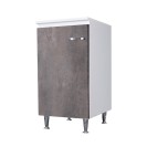 Base 45x50 anta corten grigio maniglia destra Negrari FB3006DCGDX