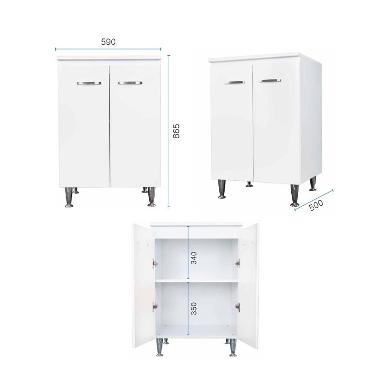 Base 60x50 ante corten grigio Negrari FB3002DCG