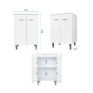 Base 60x50 ante corten grigio Negrari FB3002DCG