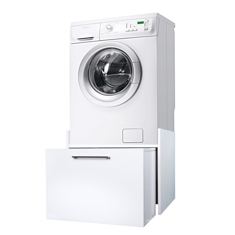 Mobile alza lavatrice con cassettone estraibile Negrari 5018D