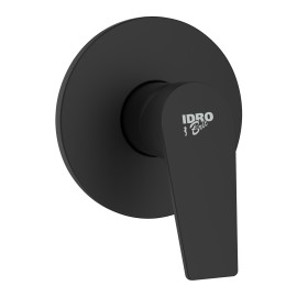 Miscelatore Incasso Doccia Serie Milton Nero Opaco Idrobric IC04.1304.02