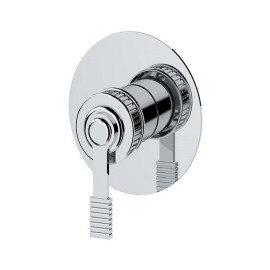 Miscelatore a incasso per vasca/doccia su piastra tonda ultra-piatta - serie Atelier Remer AL30L