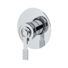 Miscelatore a incasso per vasca/doccia su piastra tonda ultra-piatta - serie Atelier Remer AL30L