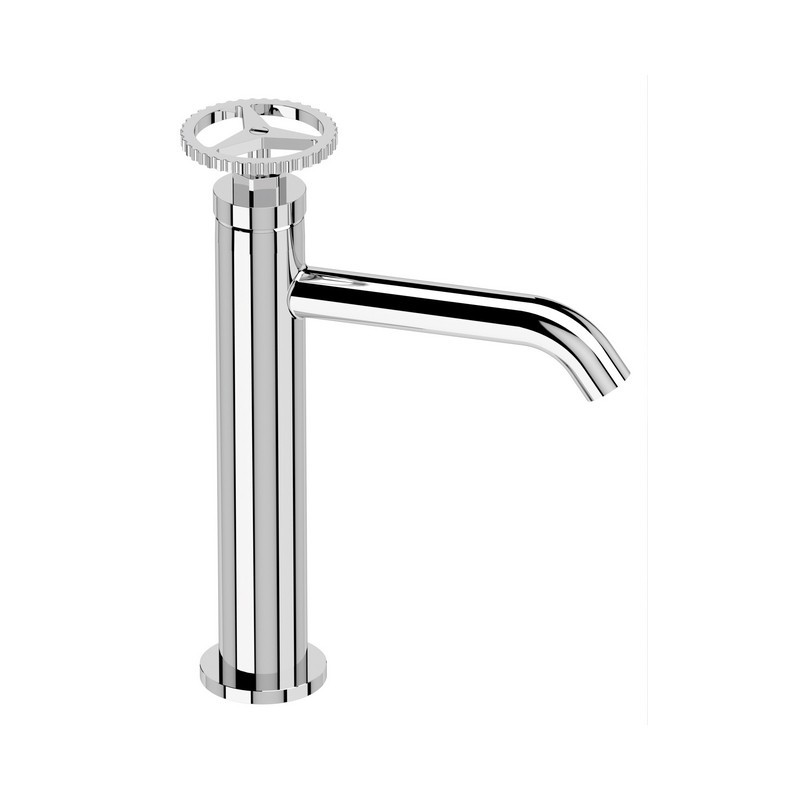 Miscelatore lavabo altezza media senza scarico e senza foro sul corpo - serie Chrono Remer CH12A