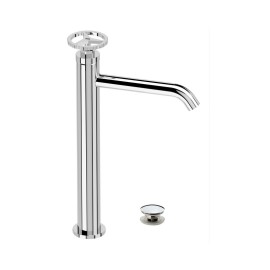 Miscelatore alto lavabo con scarico click-clack e troppo pieno - serie Chrono Remer CH10LXL