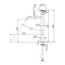 Miscelatore alto per lavabo, modello XL senza scarico - serie Chrono Remer CH11LXL