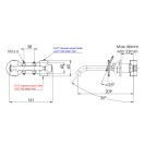 Miscelatore a incasso lavabo, su due piastre tonde bocca 17 cm - serie Chrono Remer CH15P