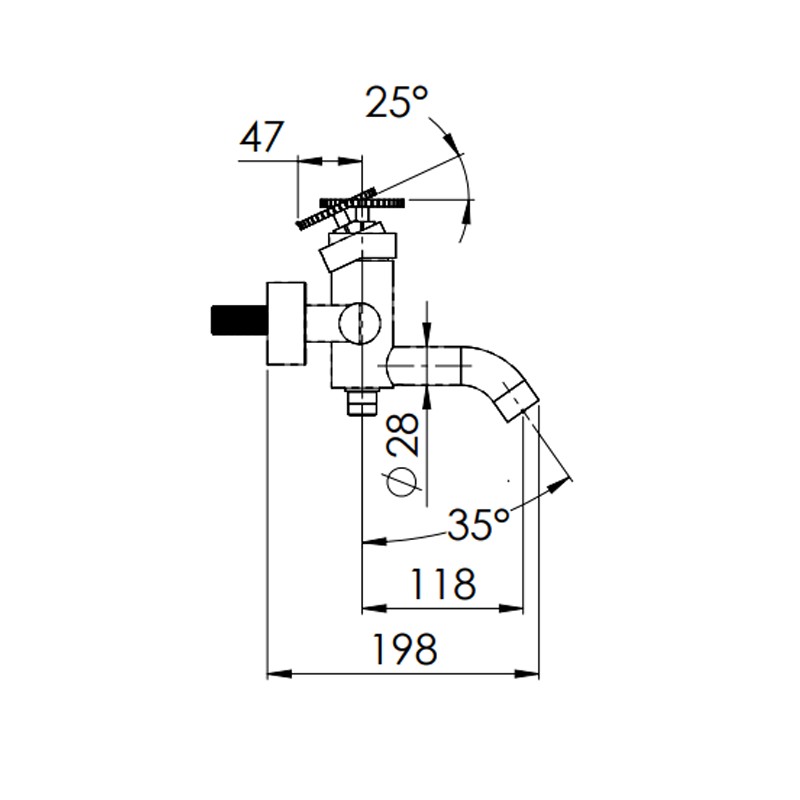 Miscelatore vasca esterno senza set doccia - serie Chrono Remer CH05