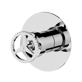 Miscelatore a incasso per vasca o doccia su piastra tonda ultra-piatta - serie Chrono Remer CH30L