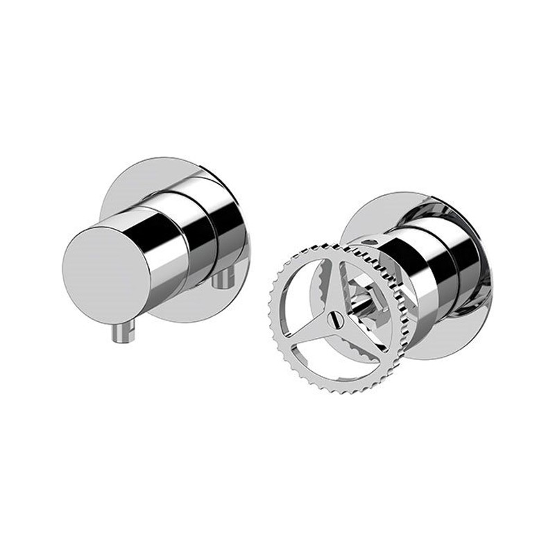 Miscelatore a incasso per vasca o doccia con deviatore a 3 vie - serie Chrono Remer CH93ZPWB