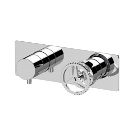 Miscelatore a incasso per vasca doccia con deviatore a 3 vie di tipo meccanico - serie Chrono Remer CH93ZWB