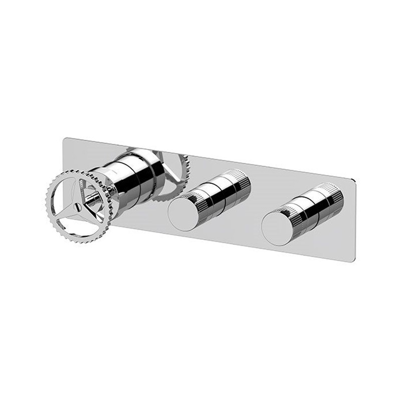 Miscelatore a incasso per a 2 vie per vasca o doccia con deviatore singolo - serie Chrono Remer CH98D2WB