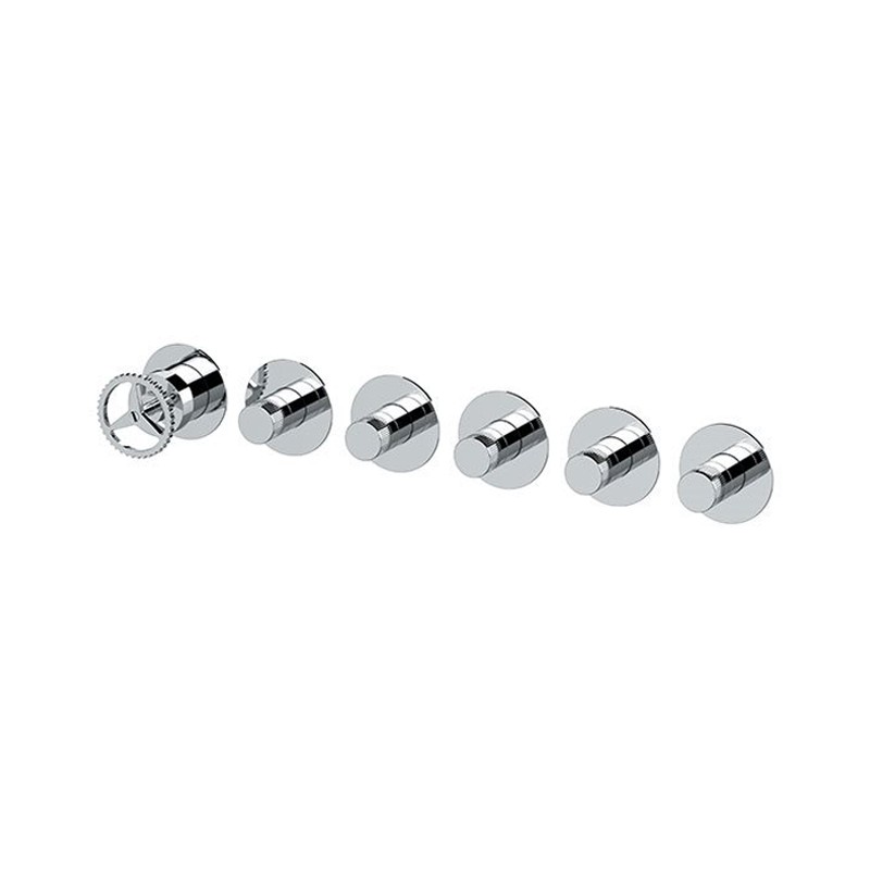 Miscelatore a incasso a 5 vie per vasca o doccia con deviatore singolo - serie Chrono Remer CH98D5PWB