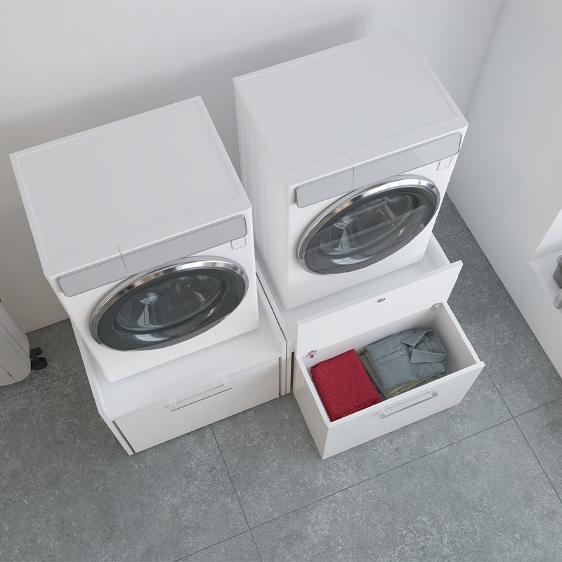 Mobile alza lavatrice con cassettone estraibile Negrari 5018D