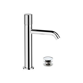 Miscelatore per lavabo altezza media senza foro sul corpo con scarico click-clack - serie Celebrity Remer CEC10ACC